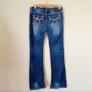 Big Star Maddie Boot Flare Vintage Collection Flap Pocket Jeans - 28